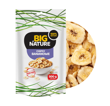 Chipsy bananowe 500g Duża Paka