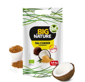 Cukier kokosowy bio 700g Duża Paka