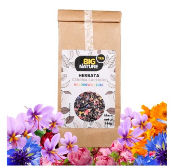 Herbata czarna EARL GREY KOLOROWA TĘCZA 100g