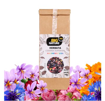 Herbata czarna EARL GREY KOLOROWA TĘCZA 50g