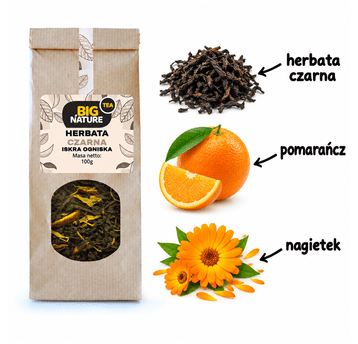 Herbata czarna SUPERIOR ISKRA OGNISKA 100g