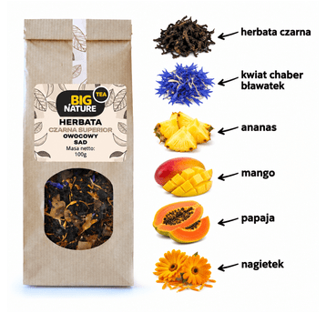 Herbata czarna SUPERIOR OWOCOWY SAD 100g