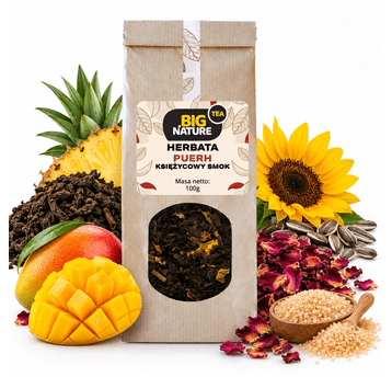 Herbata PUERH KSIĘŻYCOWY SMOK 100g