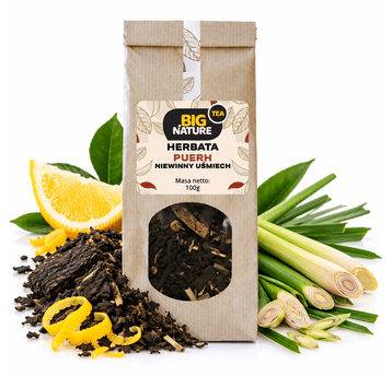 Herbata PUERH NIEWINNY UŚMIECH 100g
