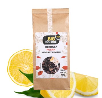 Herbata PUERH NIEWINNY UŚMIECH 100g