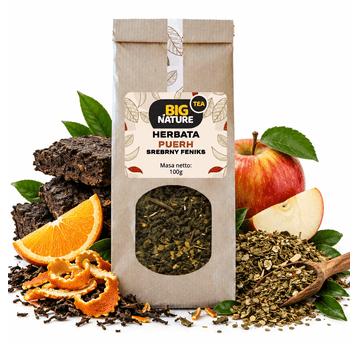 Herbata PUERH SREBRNY FENIKS 100g