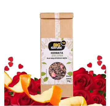 Herbata zielona DLA NAJLEPSZEGO MĘŻA 50g