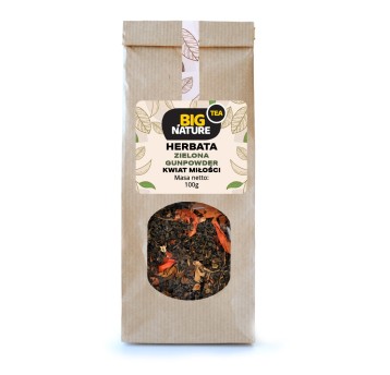 Herbata zielona GUNPOWDER KWIAT MIŁOŚCI 100g