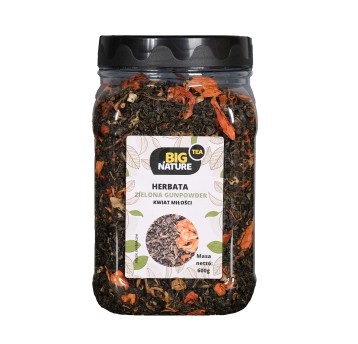 HERBATA ZIELONA GUNPOWDER KWIAT MIŁOŚCI 600G