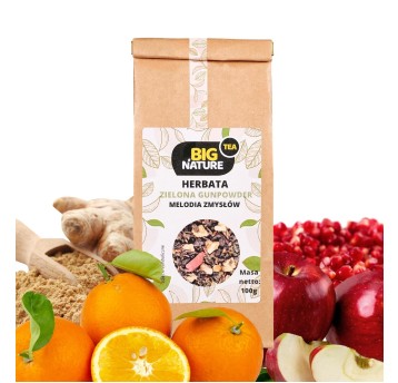Herbata zielona GUNPOWDER MELODIA ZMYSŁÓW 100g