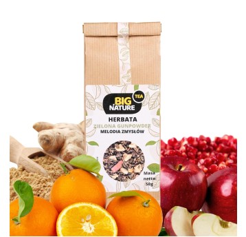 Herbata zielona GUNPOWDER MELODIA ZMYSŁÓW 50g