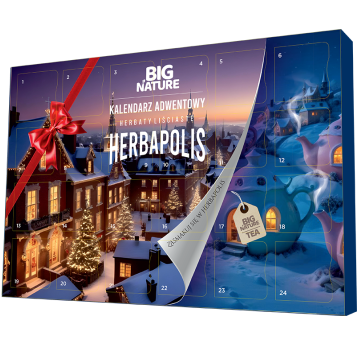 Kalendarz Adwentowy z herbatami liściastymi "Herbapolis"