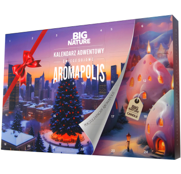 Kalendarz Adwentowy ze świeczkami sojowymi "Aromapolis"