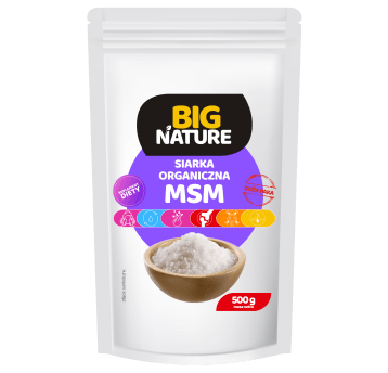 MSM Siarka Organiczna 500g SUPLEMENT DIETY