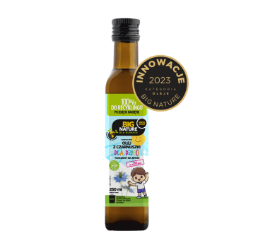 Olej DLA DZIECI z czarnuszki tłocz.na zimno 250ml