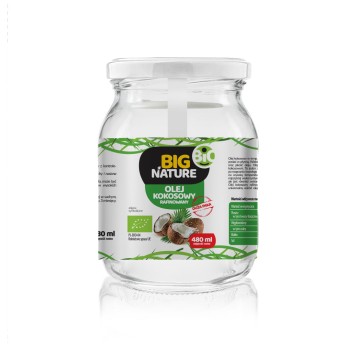 Olej kokosowy rafinowany bio 480 ml