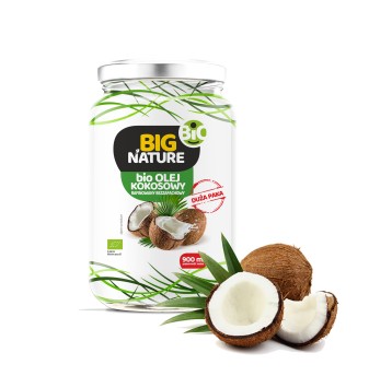 Olej kokosowy rafinowany bio 900 ml