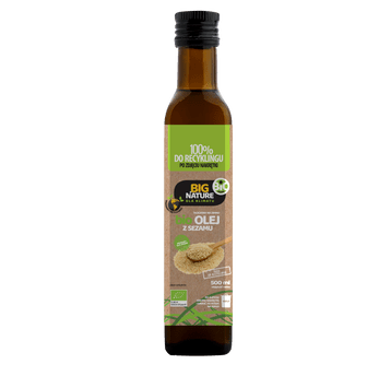 Olej sezamowy BIO tłoczony na zimno 500ml