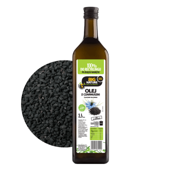 Olej z czarnuszki tłoczony na zimno 1L