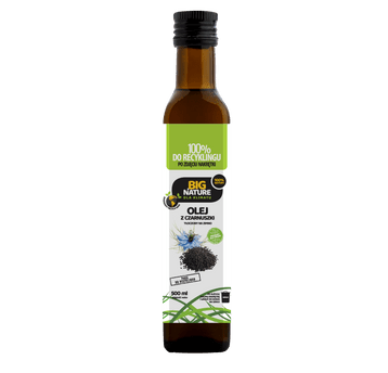 Olej z czarnuszki tłoczony na zimno 500ml