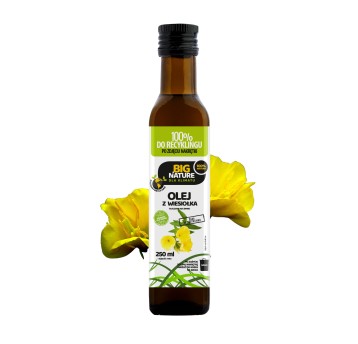 Olej z wiesiołka tłoczony na zimno 250ml