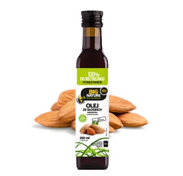Olej ze słodkich migdałów tłoczony na zimno 250ml