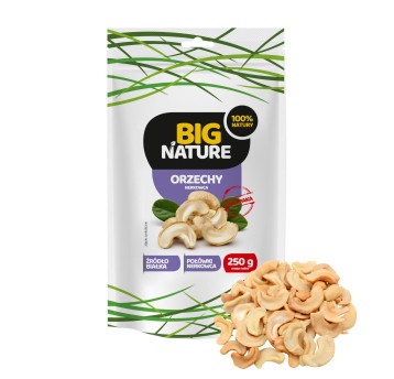 Orzechy nerkowca 250g Połówki Duża Paka