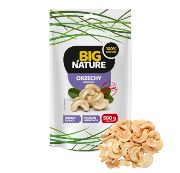 Orzechy nerkowca 500g Połówki Duża Paka