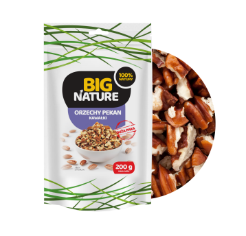 Orzechy Pecan kawałki 200g Duża Paka
