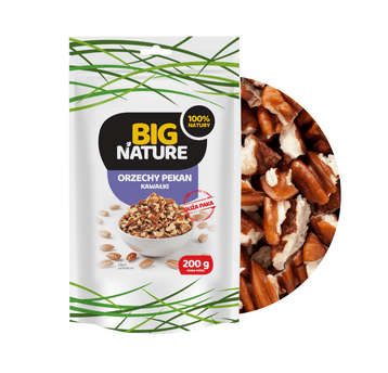 Orzechy Pecan kawałki 200g Duża Paka
