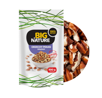 Orzechy Pecan kawałki 500g Duża Paka
