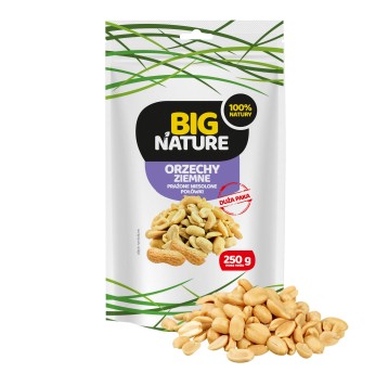 Orzechy ziemne prażone niesolone 250g Duża Paka