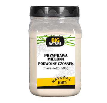 # PRZYPRAWA PODWÓJNY CZOSNEK bez soli i chem 500G