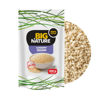 Sezam łuskany 200g Duża Paka