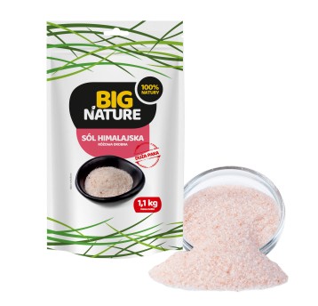 Sól himalajska różowa drobna 1,1kg Duża Paka