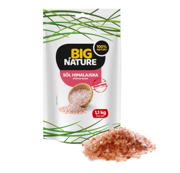 Sól himalajska różowa gruba 1,1kg Duża Paka