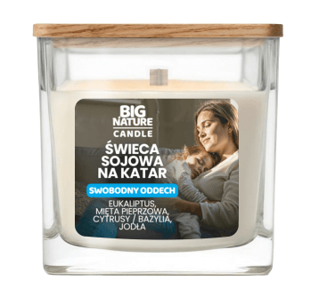 Świeca soj. katar SWOBODNY ODDECH 220g