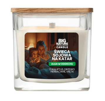 Świeca soj. katar ULGA W ODDECHU 220g