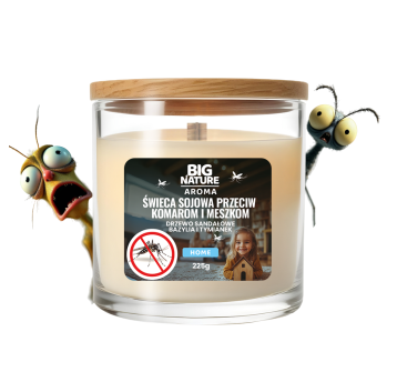 Świeca soj. komary/meszki HOME 225g