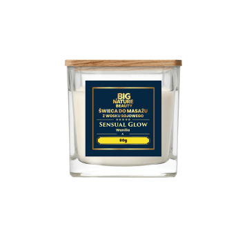 Świeca soj. masaż WANILIA 80g