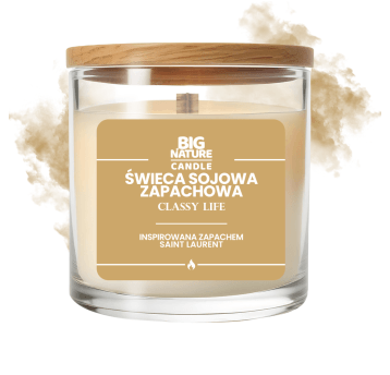 Świeca soj. zap. CLASSY LIFE (insp. Saint L.) 150g