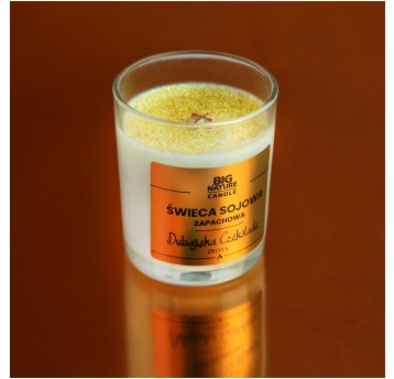 Świeca soj. zap. CZEKOLADA DUBAJSKA ZŁOTA 155g