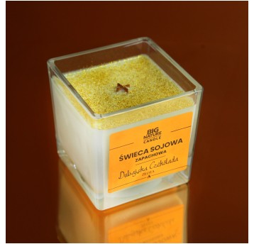 Świeca soj. zap. CZEKOLADA DUBAJSKA ZŁOTA 220g