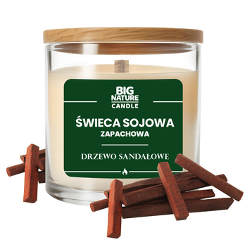 Świeca soj. zap. DRZEWO SANDAŁOWE 155g