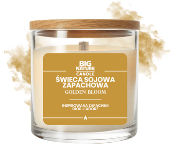 Świeca soj. zap. GOLDEN BLOOM (insp. Dior J.) 155g