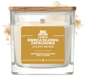 Świeca soj. zap. GOLDEN BLOOM (insp. Dior J.) 220g