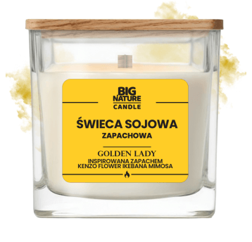 Świeca soj. zap. GOLDEN LADY (insp. Kenzo Fl) 220g