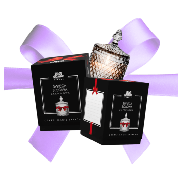 Świeca soj. zap. LAWENDA 485g PREZENTOWA