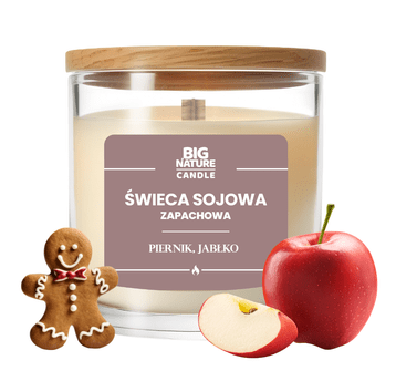 Świeca soj. zap. PIERNIK-JABŁKO 225g
