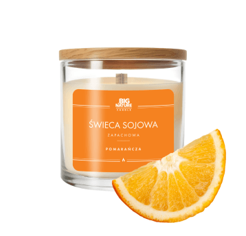 Świeca soj. zap. POMARAŃCZA 150g